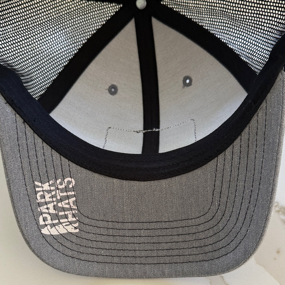 Acadia Gray and Black Cap with Patch - Picture 6 of 6